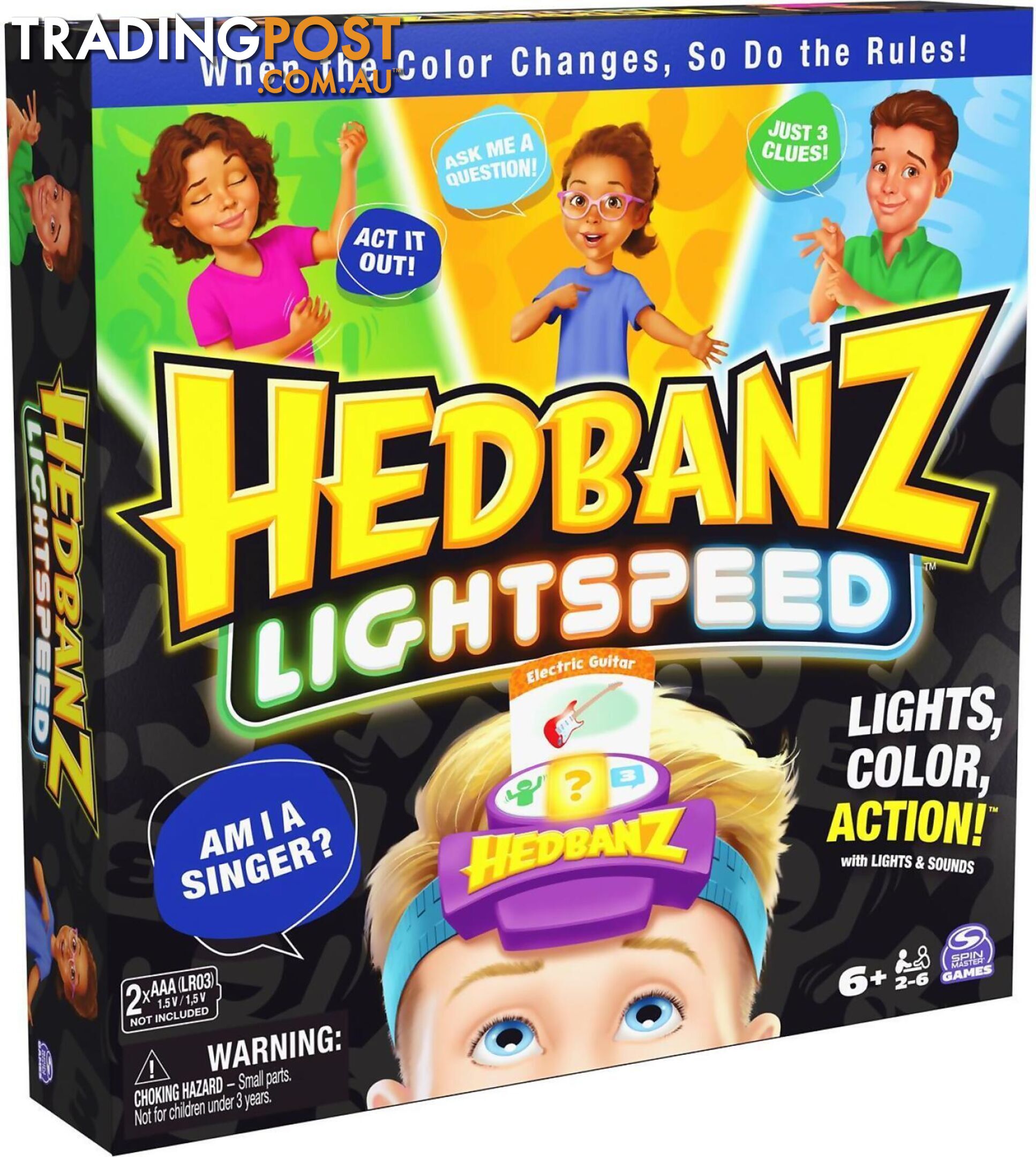 Hedbanz Light Speed Game - Spinmaster- Si6066481 - 778988456040