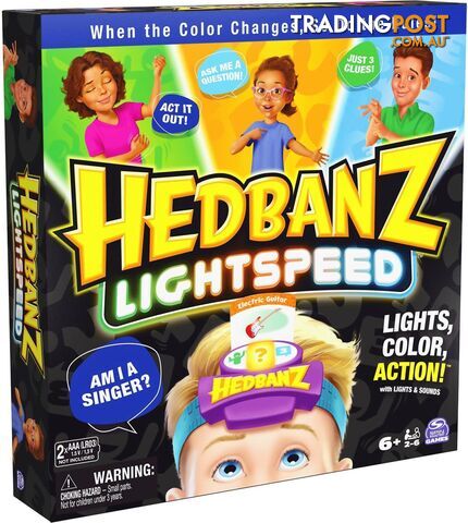 Hedbanz Light Speed Game - Spinmaster- Si6066481 - 778988456040