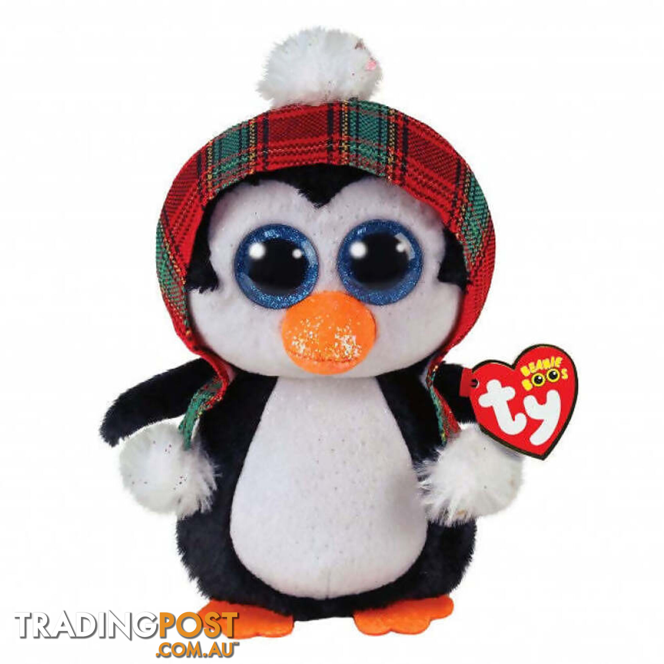 Ty - Beanie Boos - Xmas Cheer Penguin Small 15cm - Bg36241 - 008421362417