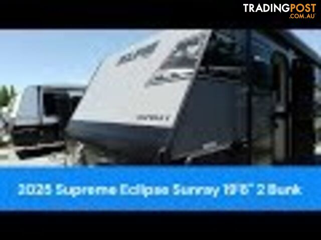 2025 SUPREME 1960_C_K1E4B_T ECLIPSE SUNRAY CARAVAN 19'6" 2 BUNK