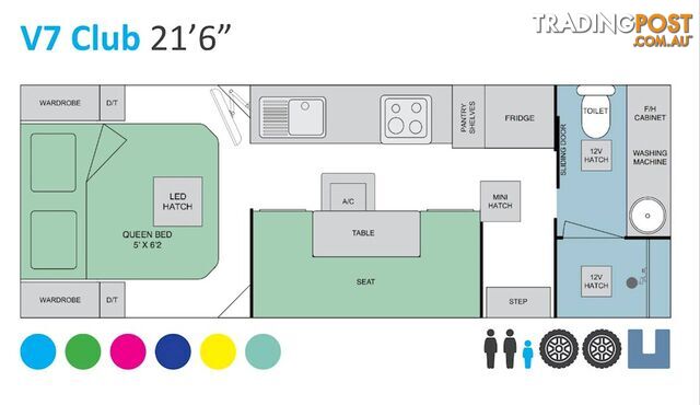2026 DESIGN RV CRX V7 CARAVAN 21'6" - photo 3 of 23