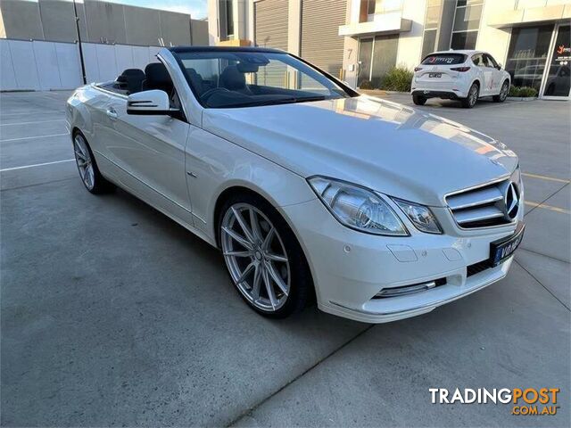 2011 MERCEDES-BENZ E350 AVANTGARDE 207 CONVERTIBLE