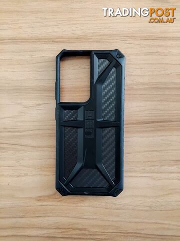 NEW CARBON FIBRE UAG SAMSUNG S21 ULTRA PHONE CASE