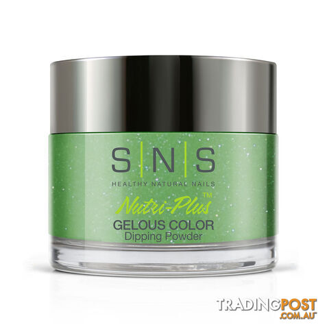 SNS SP02 Gelous Dipping Powder 28g (1oz) Miles Davis Green - 635635734671