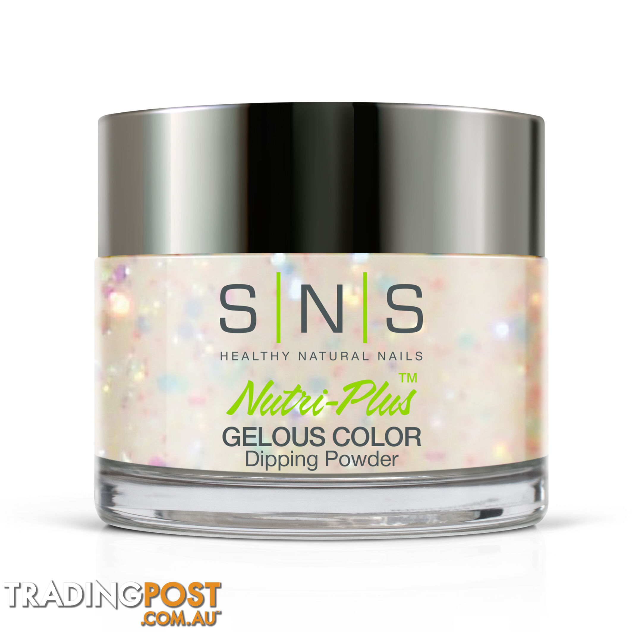 SNS #107 Gelous Dipping Powder 28g (1oz) Angel Dust - 635635721015