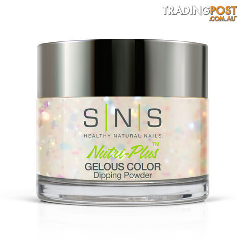 SNS #107 Gelous Dipping Powder 28g (1oz) Angel Dust - 635635721015