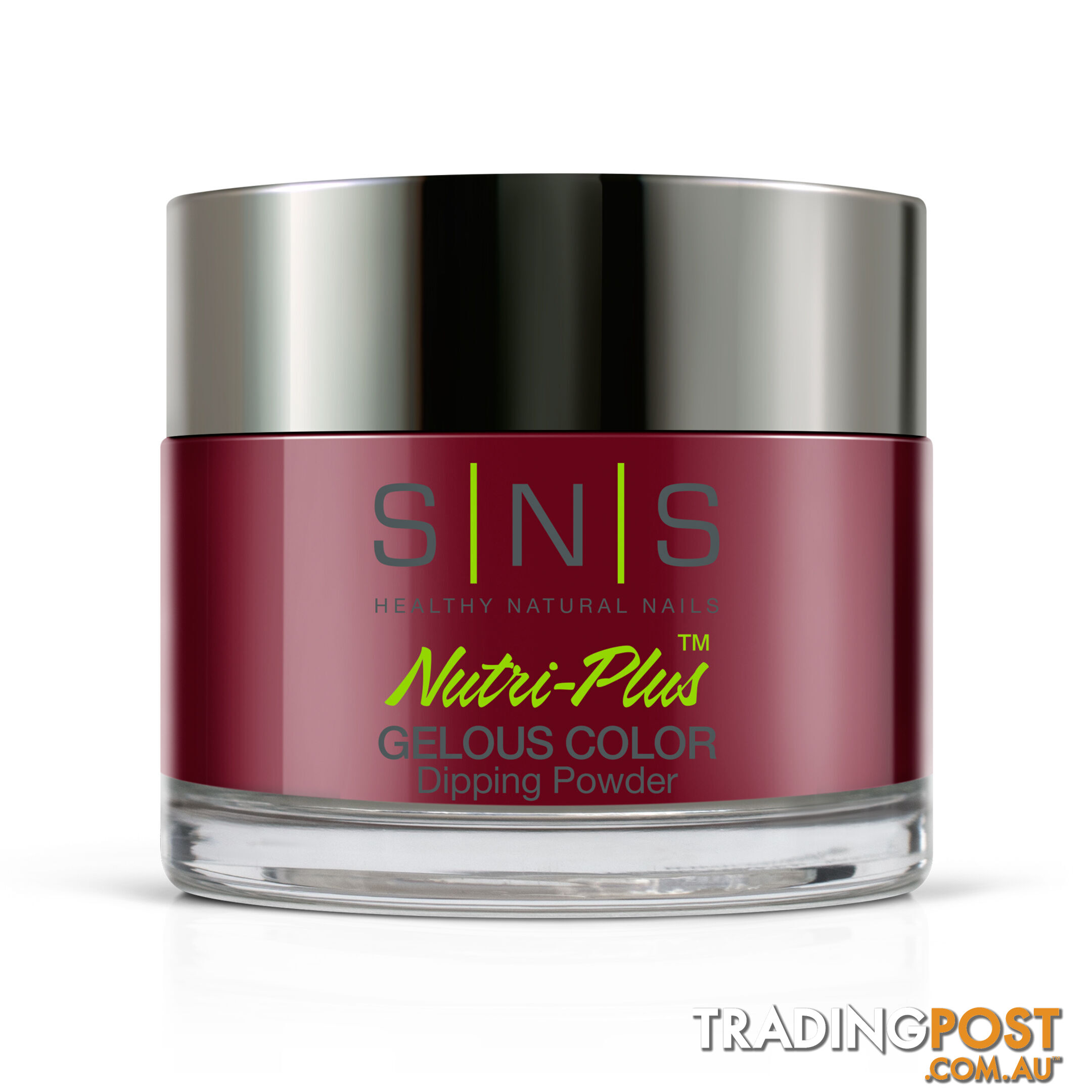 SNS IS10 Gelous Dipping Powder 28g (1oz) Red Red Wine - 655302824177