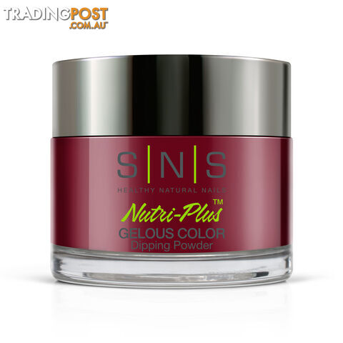 SNS IS10 Gelous Dipping Powder 28g (1oz) Red Red Wine - 655302824177