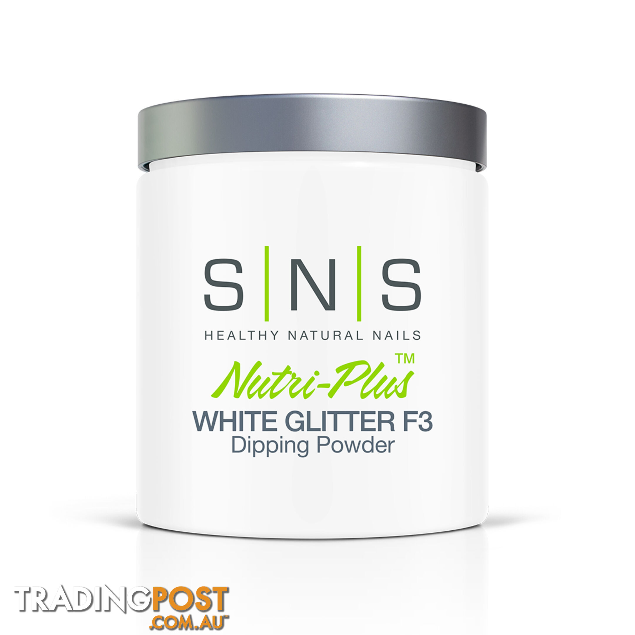 SNS French White Glitter F3 (16oz) 448g - 635635735517