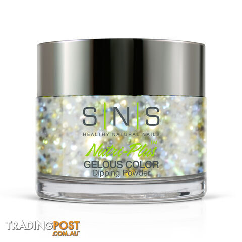 SNS WW05 Gelous Dipping Powder 28g (1oz) Silver Bells - 655302824481