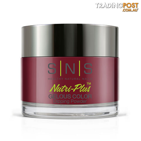 SNS DS15 Gelous Dipping Powder 28g (1oz) Ted Talk Red - 635635723576