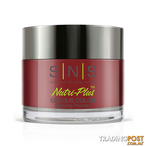 SNS BOS19 Gelous Dipping Powder 28g (1oz) Twilight Red - 635635730055