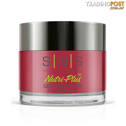 SNS BOS04 Gelous Dipping Powder 28g (1oz) Crimson Ribbon - 635635729905