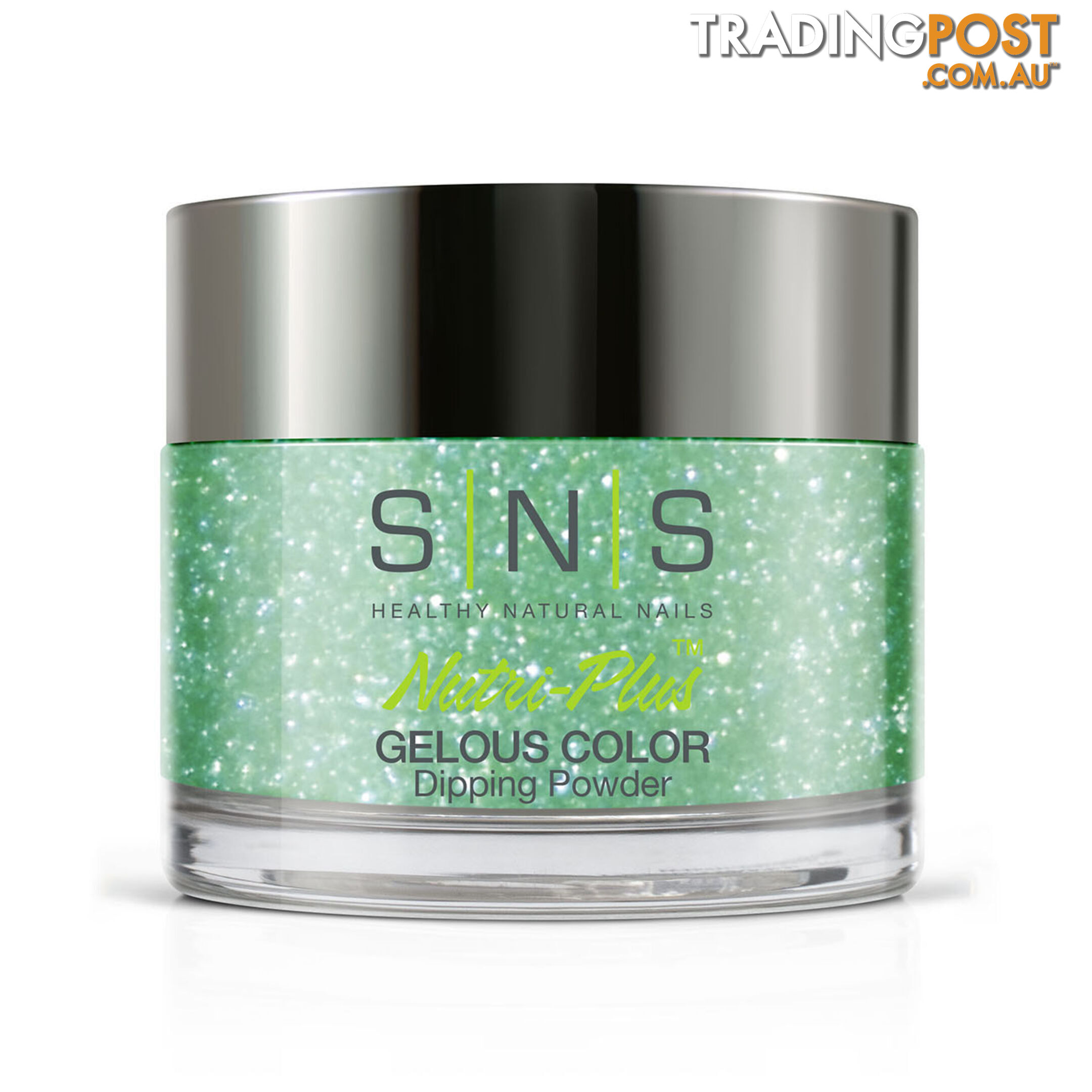 SNS SP16 Gelous Dipping Powder 28g (1oz) Green Screen - 635635734817