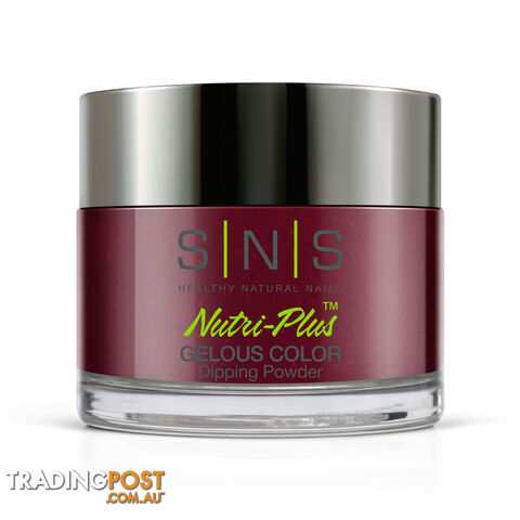 SNS IS24 Gelous Dipping Powder 28g (1oz) Paint it Plum - 655302824313