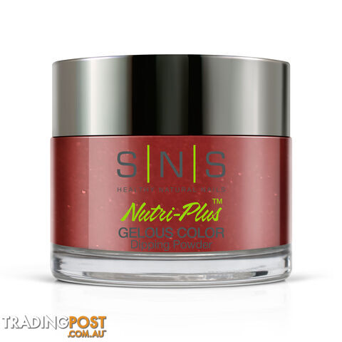 SNS BM34 Gelous Dipping Powder 28g (1oz) Poppy Red - 655302825136
