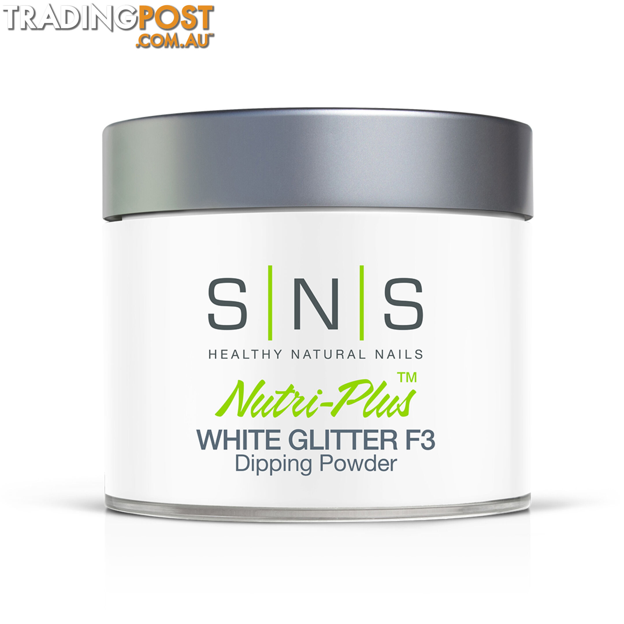 SNS French White Glitter F3 (4oz) 113g - 635635735371