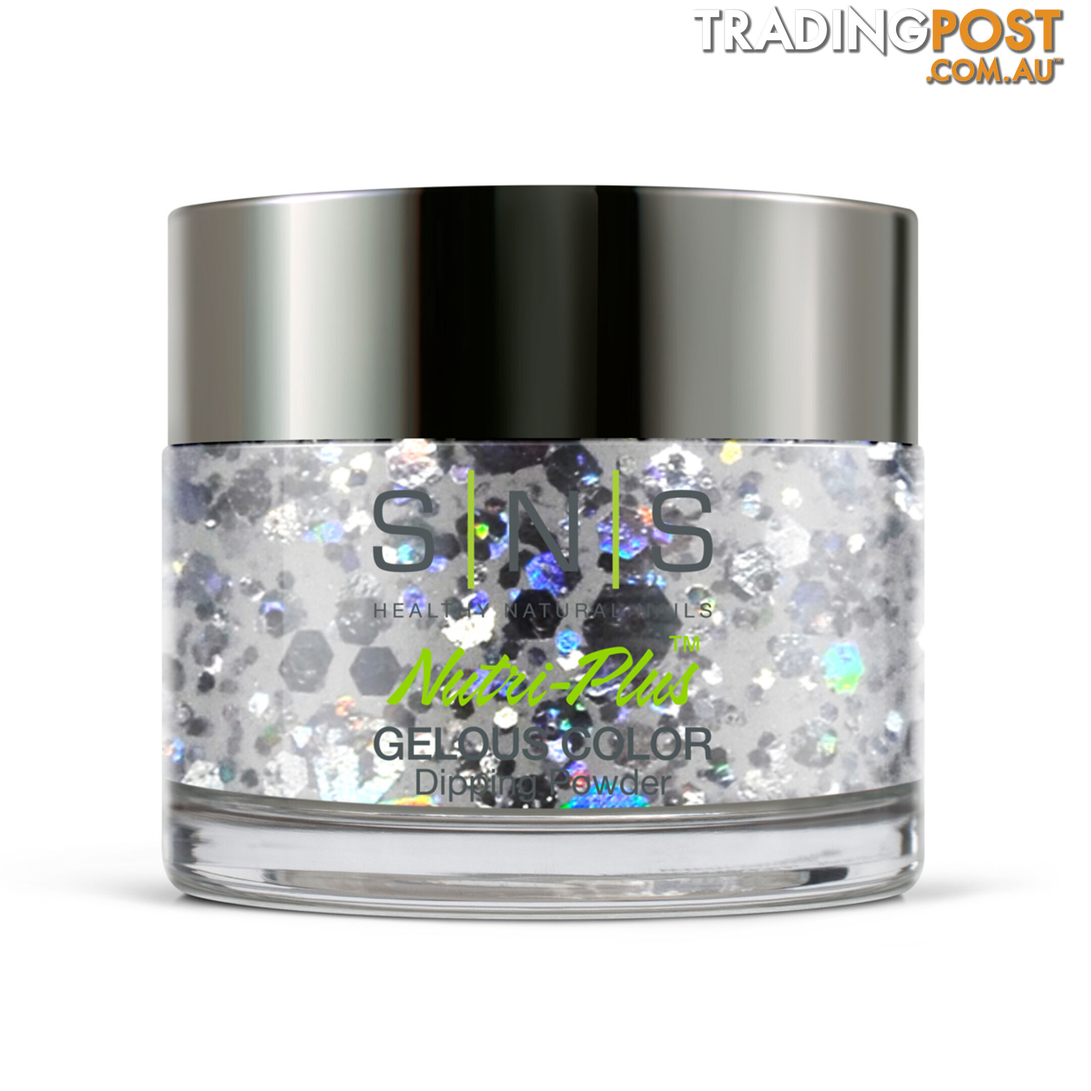 SNS HH06 Gelous Dipping Powder 43g (1.5oz) Silver Pagoda - 655302858264