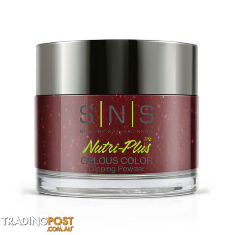 SNS #245 Gelous Dipping Powder 28g (1oz) Adorable Red - 635635722098