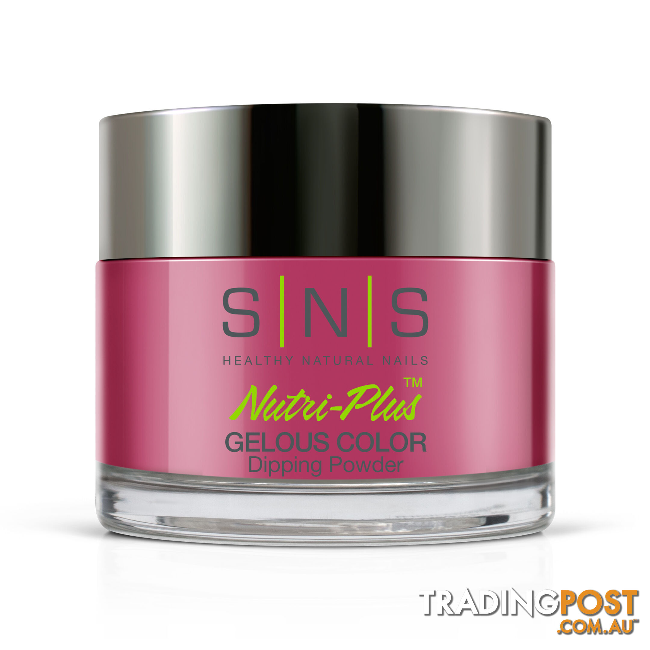 SNS IS08 Gelous Dipping Powder 28g (1oz) Raspberry Beret - 655302824153