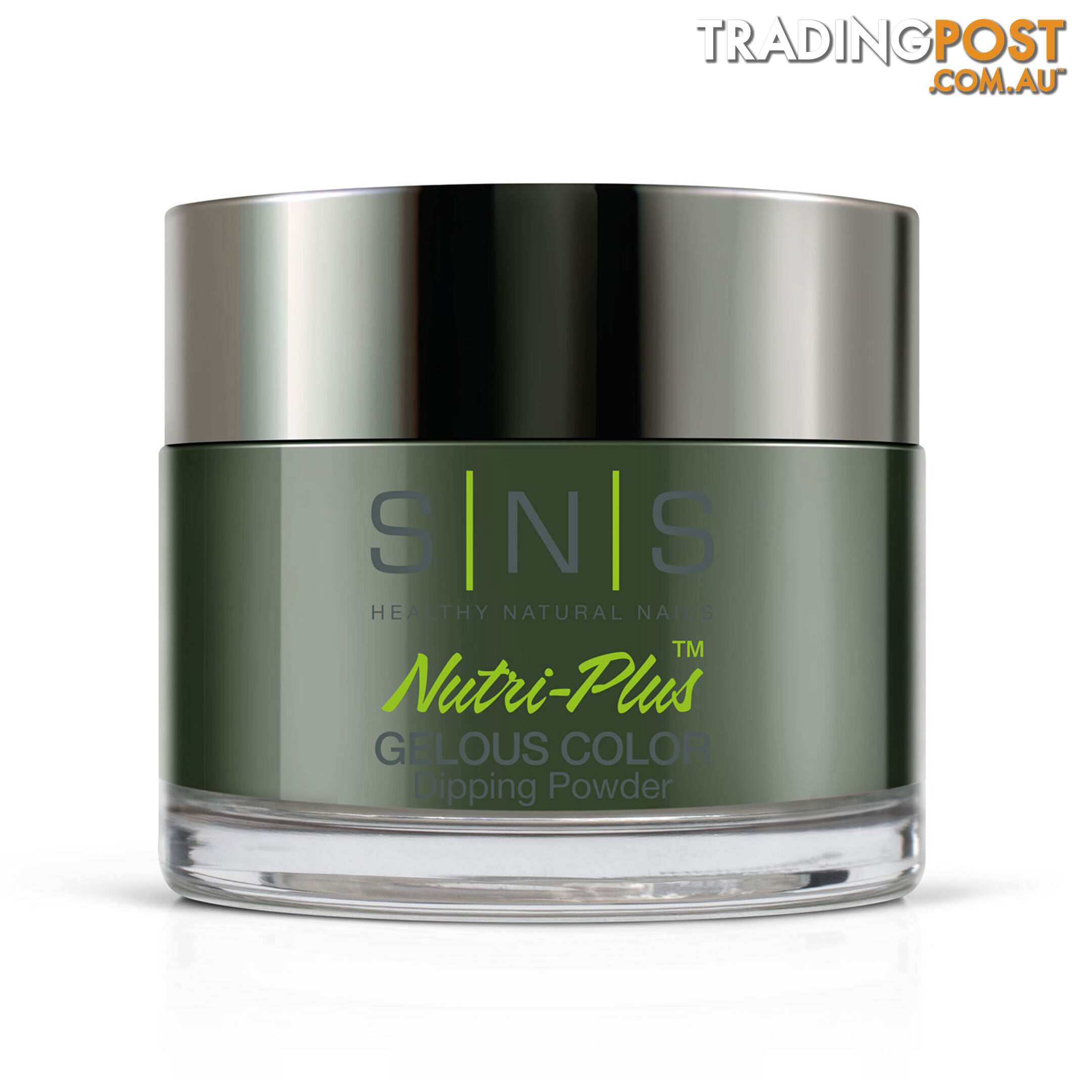 SNS HM33 Gelous Dipping Powder 43g (1.5oz) Emerald Guac - 655302845042