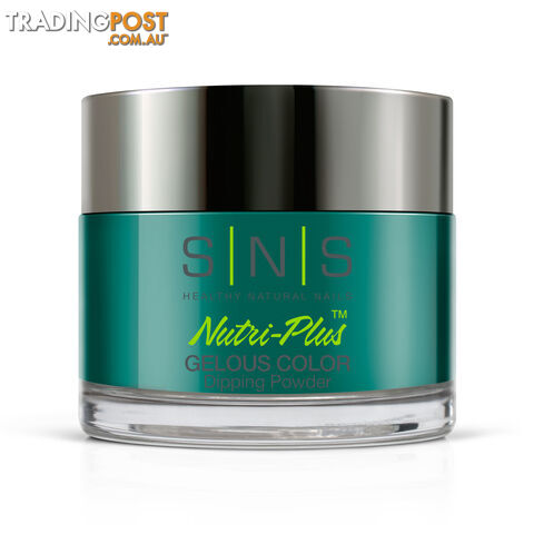 SNS #216 Gelous Dipping Powder 28g (1oz) Artemis Hunter Green - 635635721824