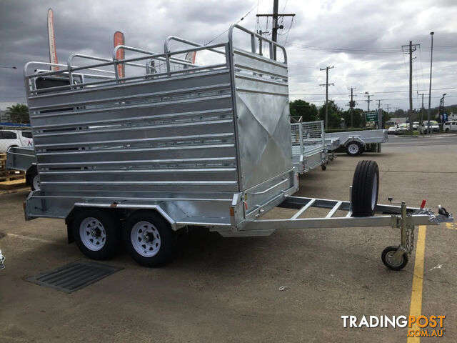 3,500Kg ATM Tandem Axle Galvanised  Cattle Crate Trailers