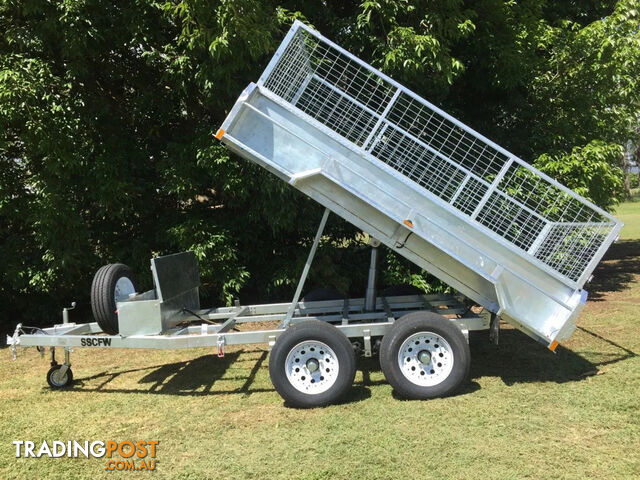 3,500Kg ATM Tandem Axle Galvanised  Hydraulic Tipper Trailers