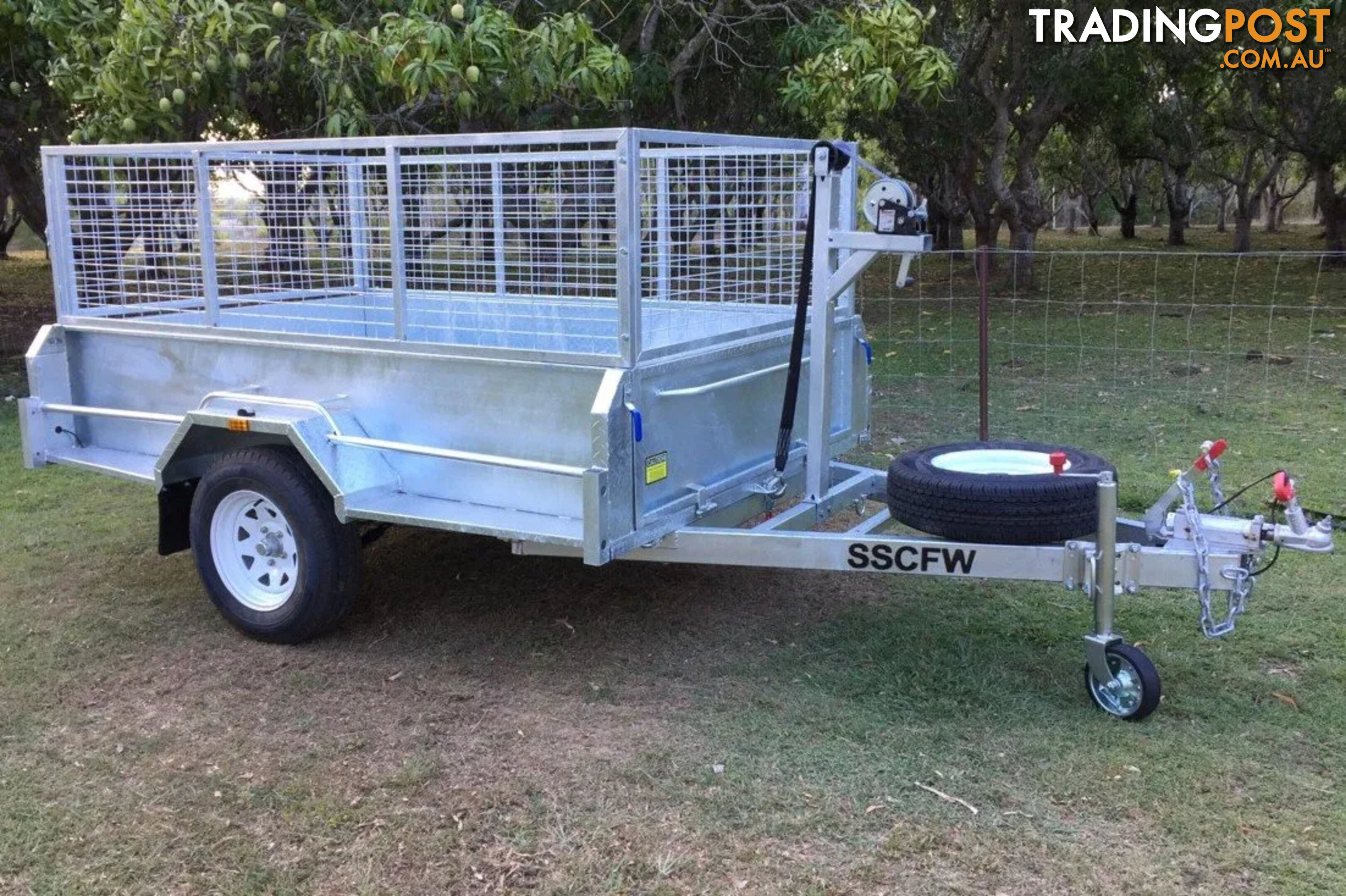 1,400Kg ATM Single Axle Galvanised Box Trailers