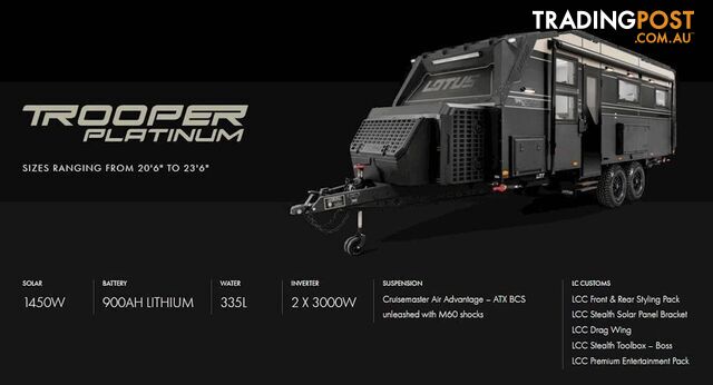 2026 LOTUS CARAVANS TROOPER PLATINUM 215LE - photo 3 of 43