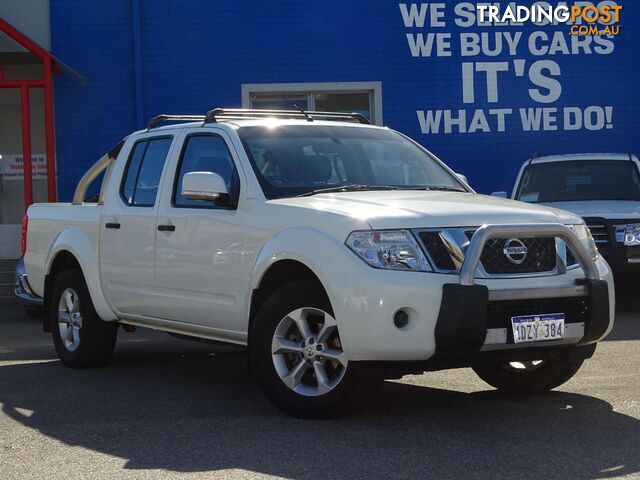 2012 NISSAN NAVARA ST 25TH ANNIVERSARY D40 S6 UTILITY