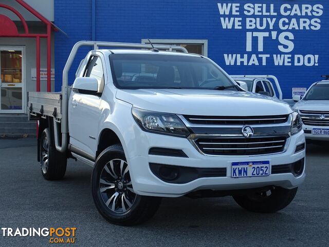 2018 HOLDEN COLORADO LS RG CAB CHASSIS