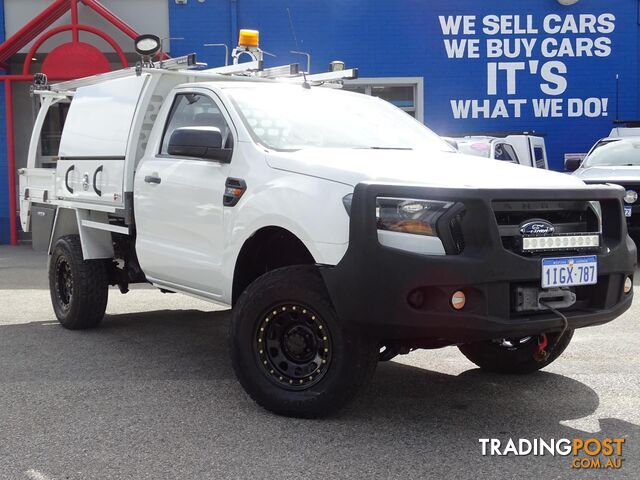 2017 FORD RANGER XL PLUS PX MKII CAB CHASSIS