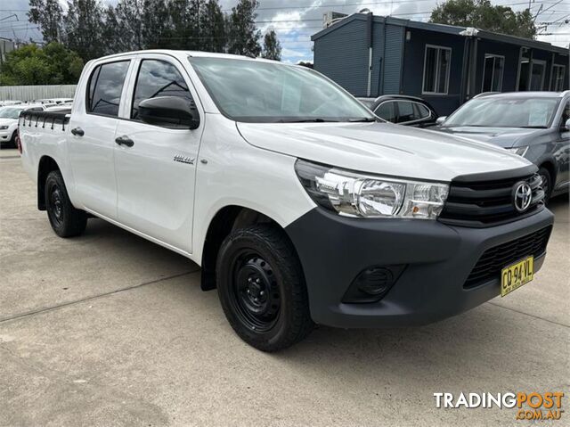 2018 TOYOTA HILUX WORKMATE TGN121R UTILITY