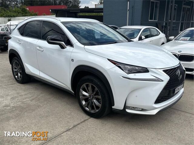 2016 LEXUS NX NX200TFSPORT AGZ15R WAGON