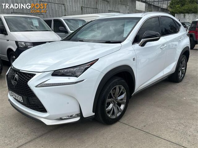 2016 LEXUS NX NX200TFSPORT AGZ15R WAGON