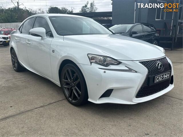 2013 LEXUS IS IS250FSPORT GSE30R SEDAN