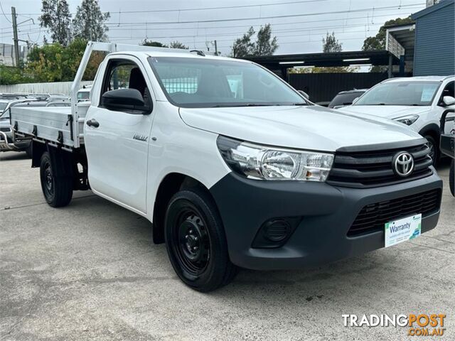 2017 TOYOTA HILUX WORKMATE TGN121R CAB CHASSIS