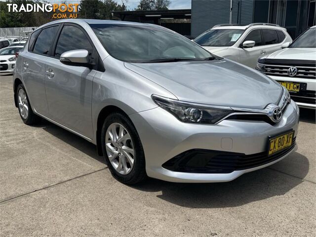 2017 TOYOTA COROLLA ASCENT ZRE182R HATCHBACK