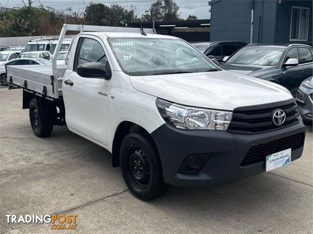 2017 TOYOTA HILUX WORKMATE TGN121R CAB CHASSIS