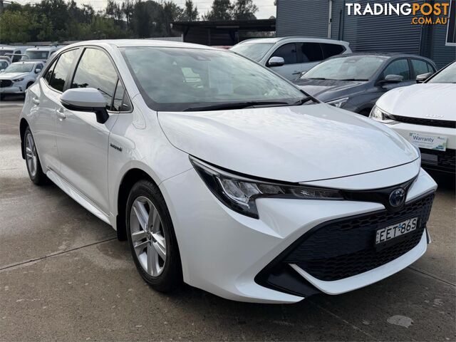 2019 TOYOTA COROLLA ASCENTSPORTHYBRID ZWE211R HATCHBACK