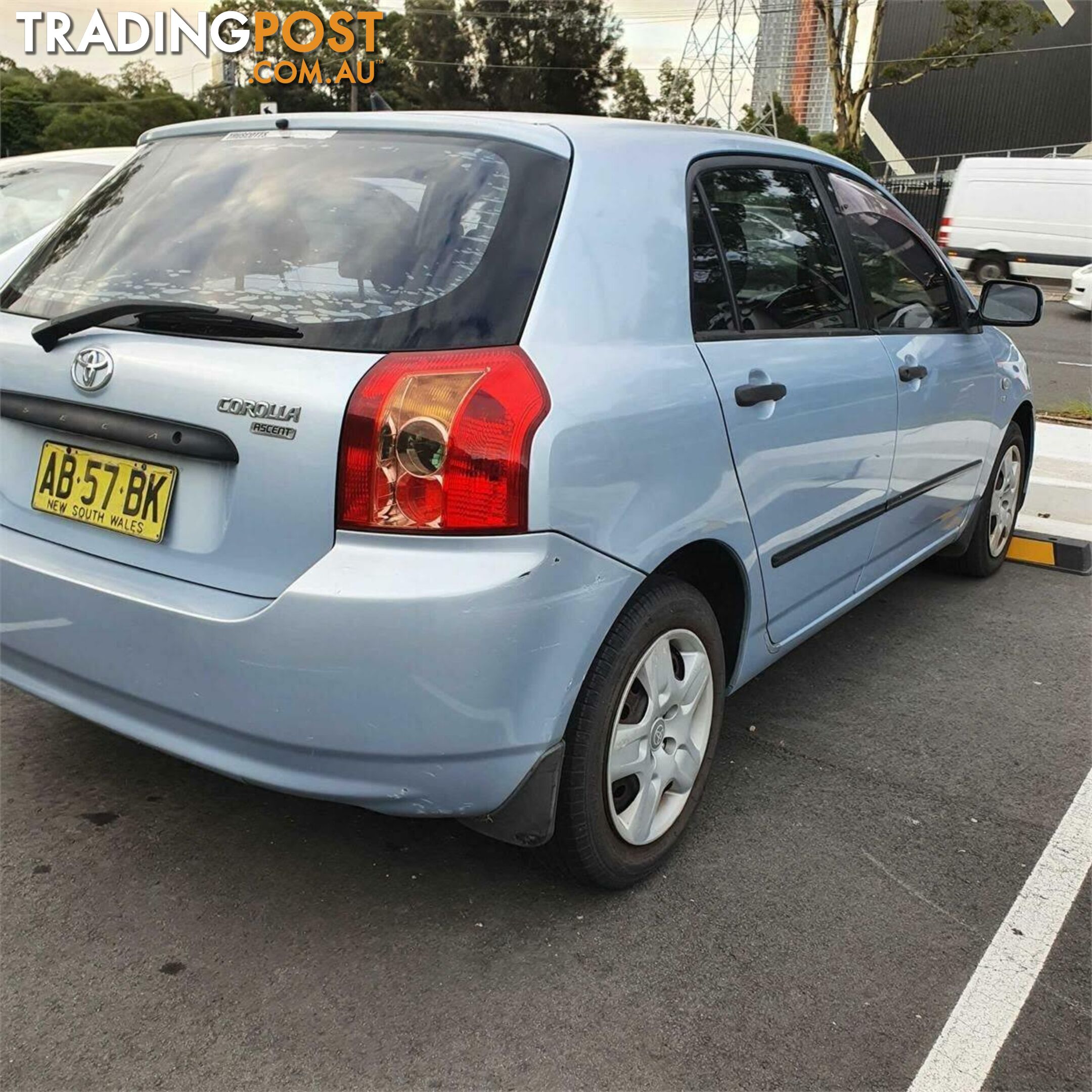 2004 TOYOTA COROLLA ASCENT SECA ZZE122R HATCH, 5 DOORS, 5 SEATS