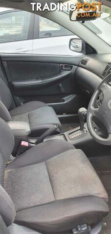 2004 TOYOTA COROLLA ASCENT SECA ZZE122R HATCH, 5 DOORS, 5 SEATS