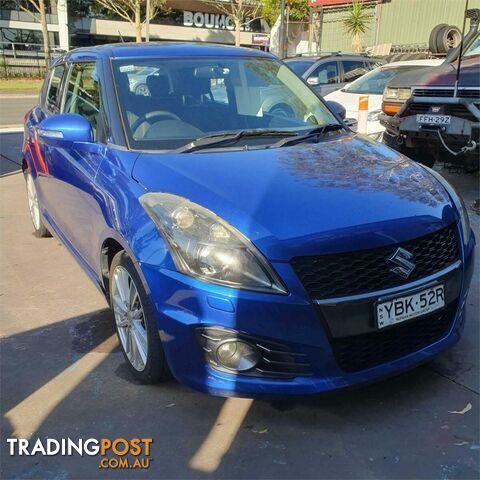 2013 SUZUKI SWIFT SPORT FZ HATCH, 5 DOORS, 5 SEATS