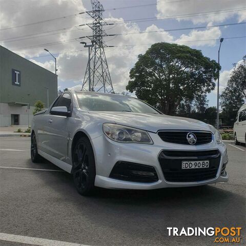 2013 HOLDEN COMMODORE SV6 VF SEDAN, 4 DOORS, 5 SEATS