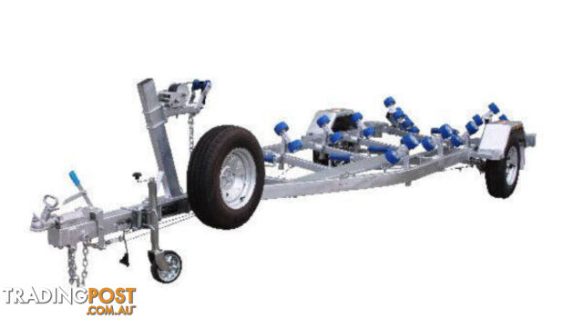 6M Braked Boat Trailer With Rollers