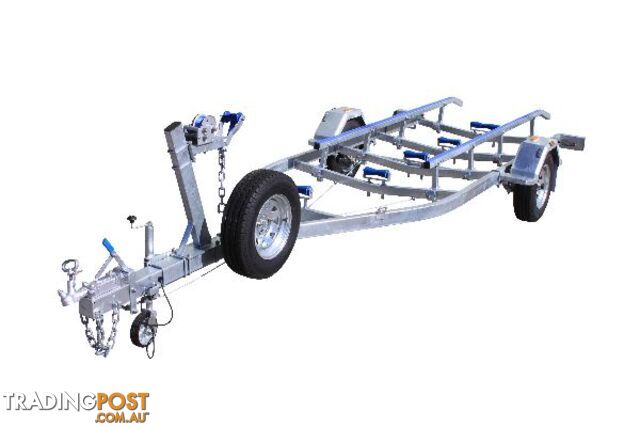 6M Braked Boat TrailerWith Skids 