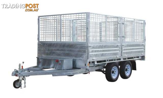 12 x 7 Flat Bed Hydraulic Tipper Trailer