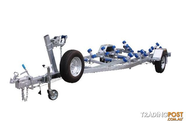 6M Braked Boat TrailerWith Rollers 