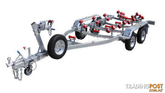 6M Tandem Boat Trailer With Rollers
